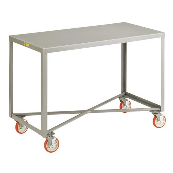 Mobile Tables, 30" x 72", 1000 lbs. Cap, Total Lock Brakes, Brakes